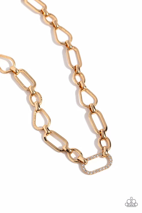 A Finishing Touch Sentimental Sequence - Gold Necklace