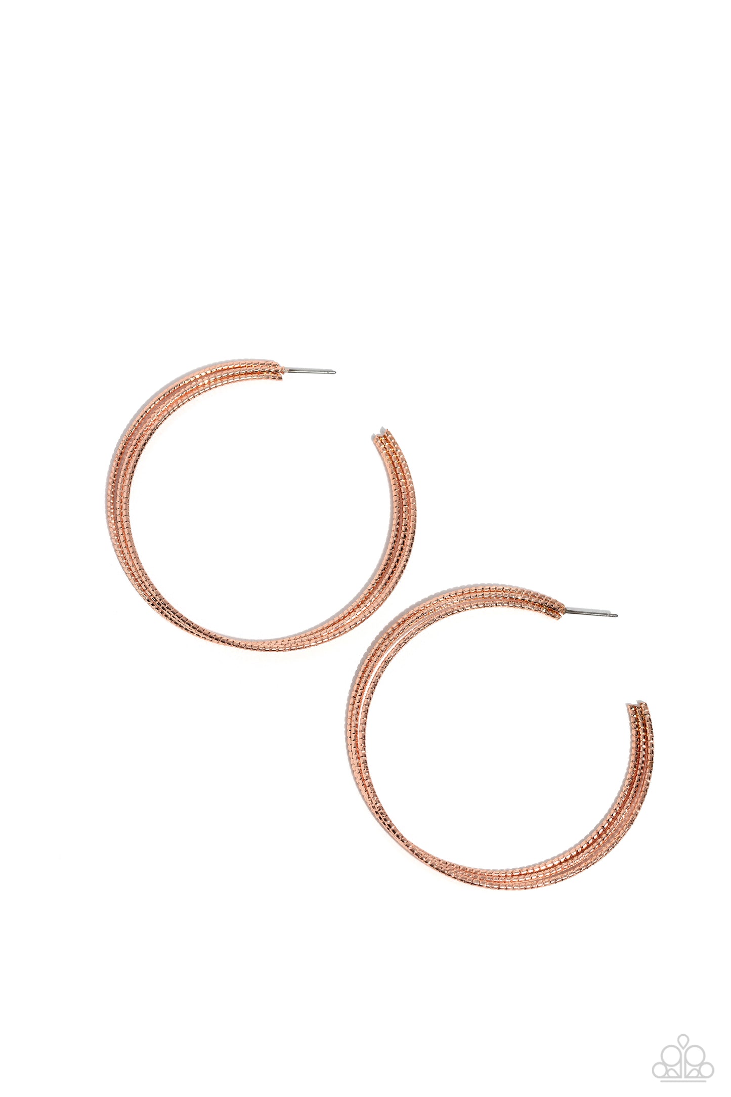 A Finishing Touch Candescent Curves - Copper Earrings