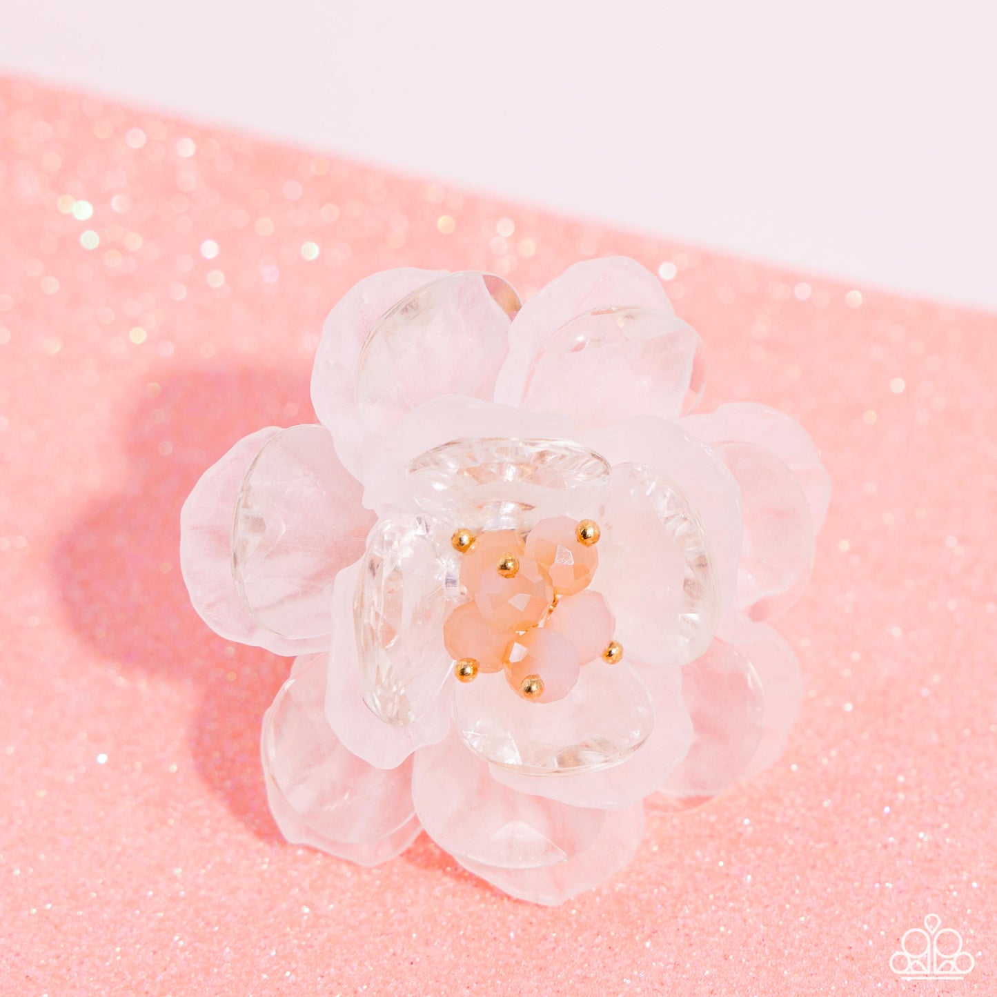 A Finishing Touch Petal Privilege - White Ring - Life of the Party July 2024