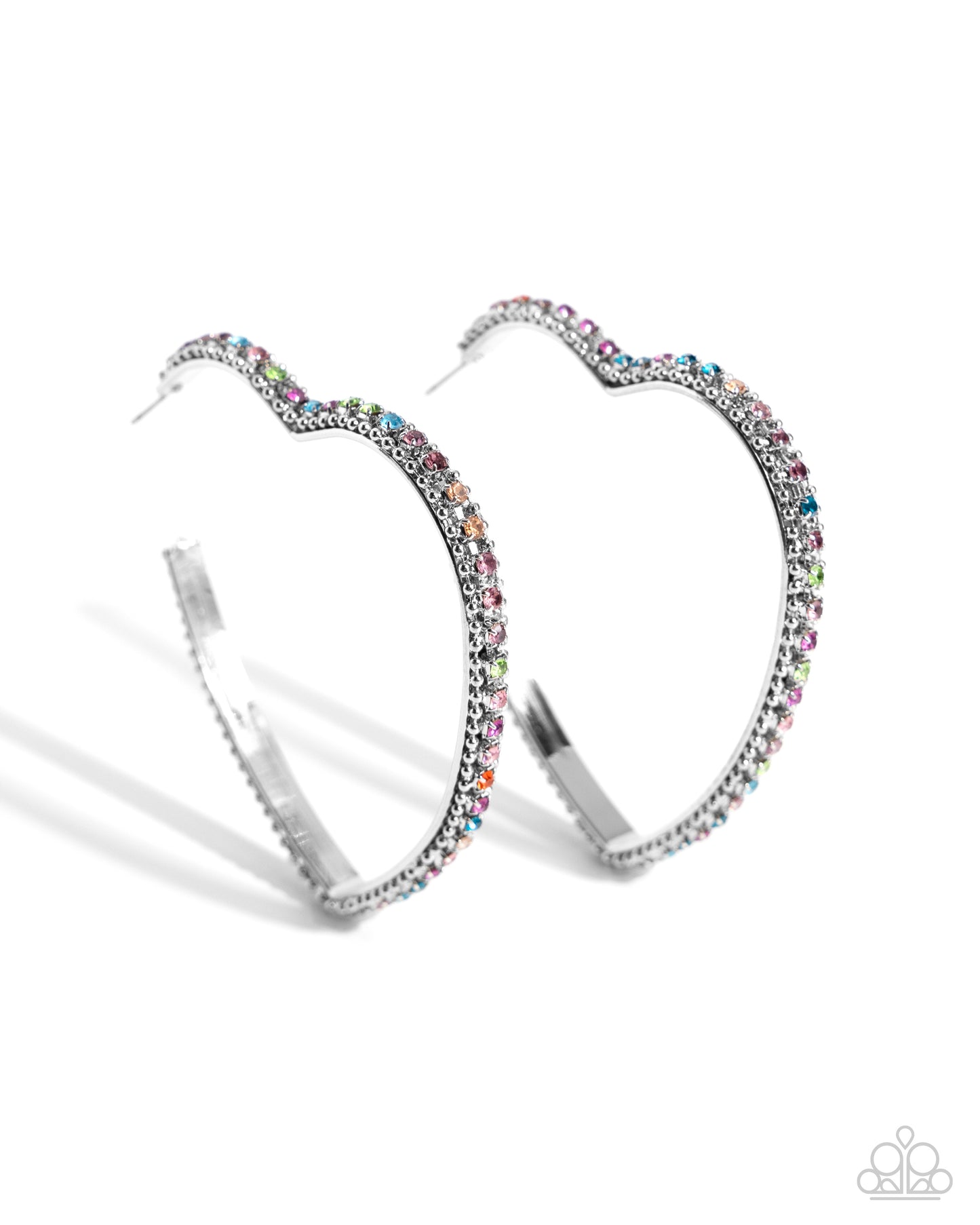 A Finishing Touch Halftime Hearts - Multi Earrings
