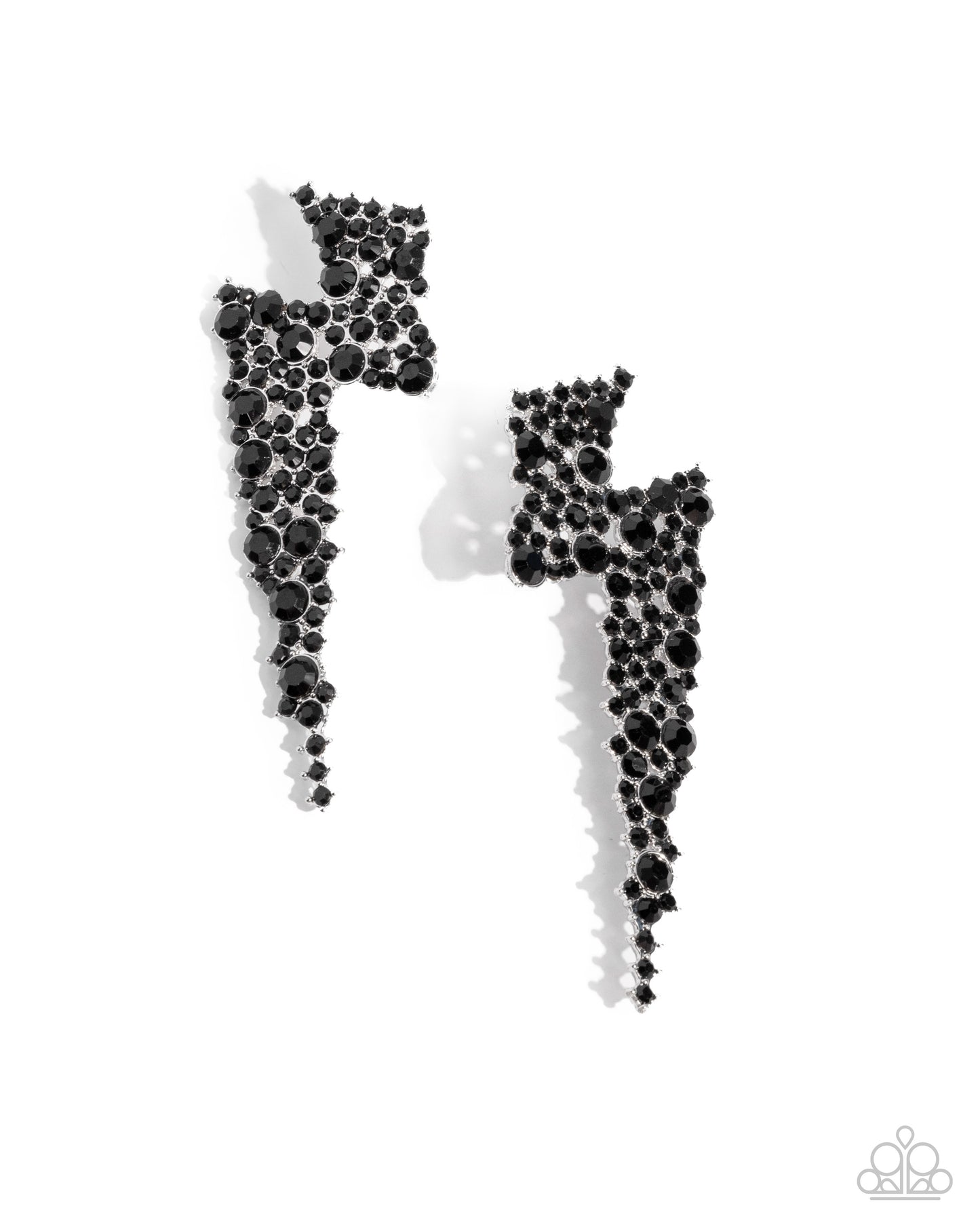 A Finishing Touch Electric Effulgence - Black Earring