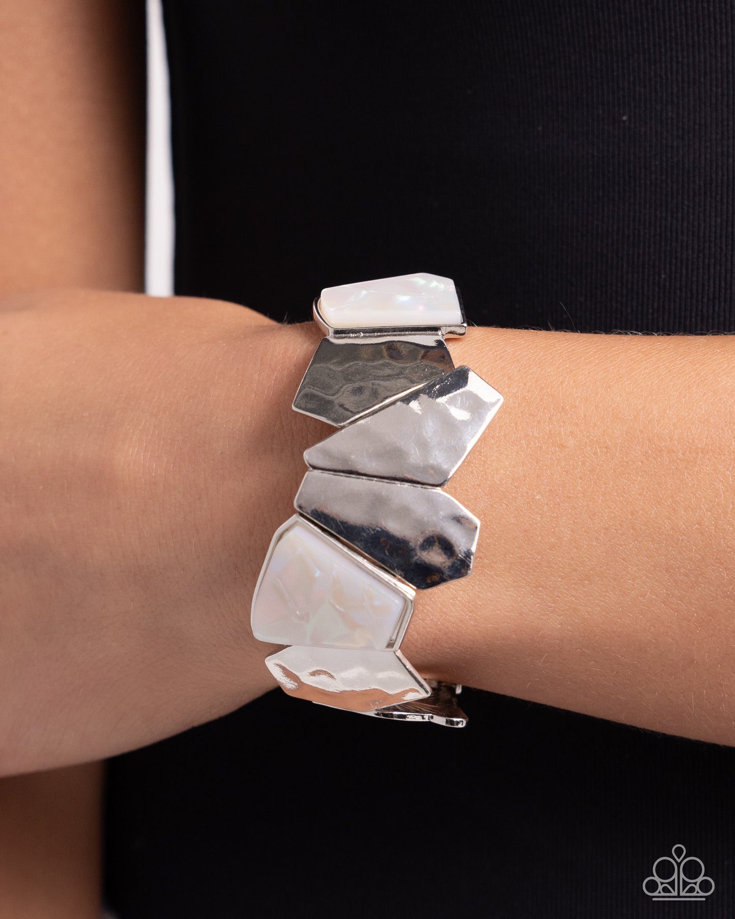 A Finishing Touch Mismatched Marvel - White Bracelet