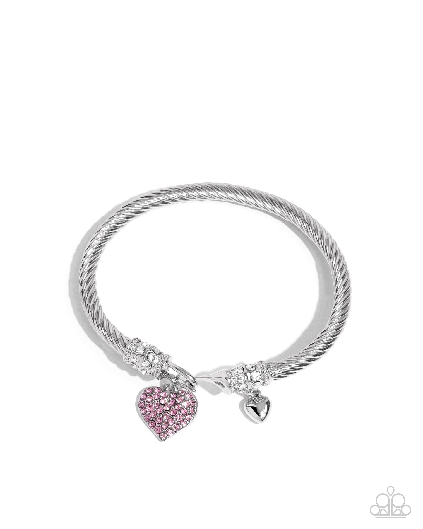A Finishing Touch Heart Hour - Pink Bracelet