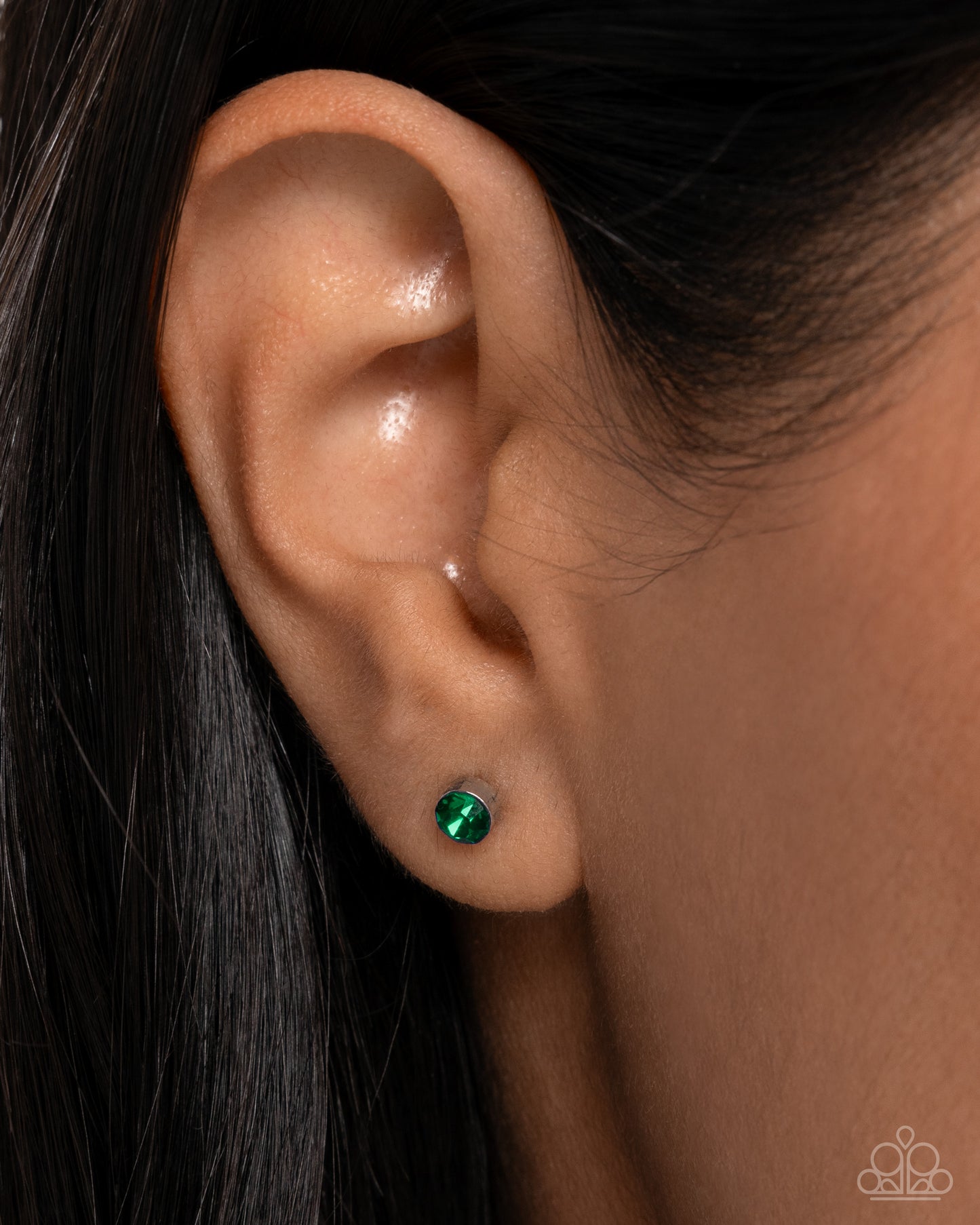A Finishing Touch Logical Light - Green Earrings