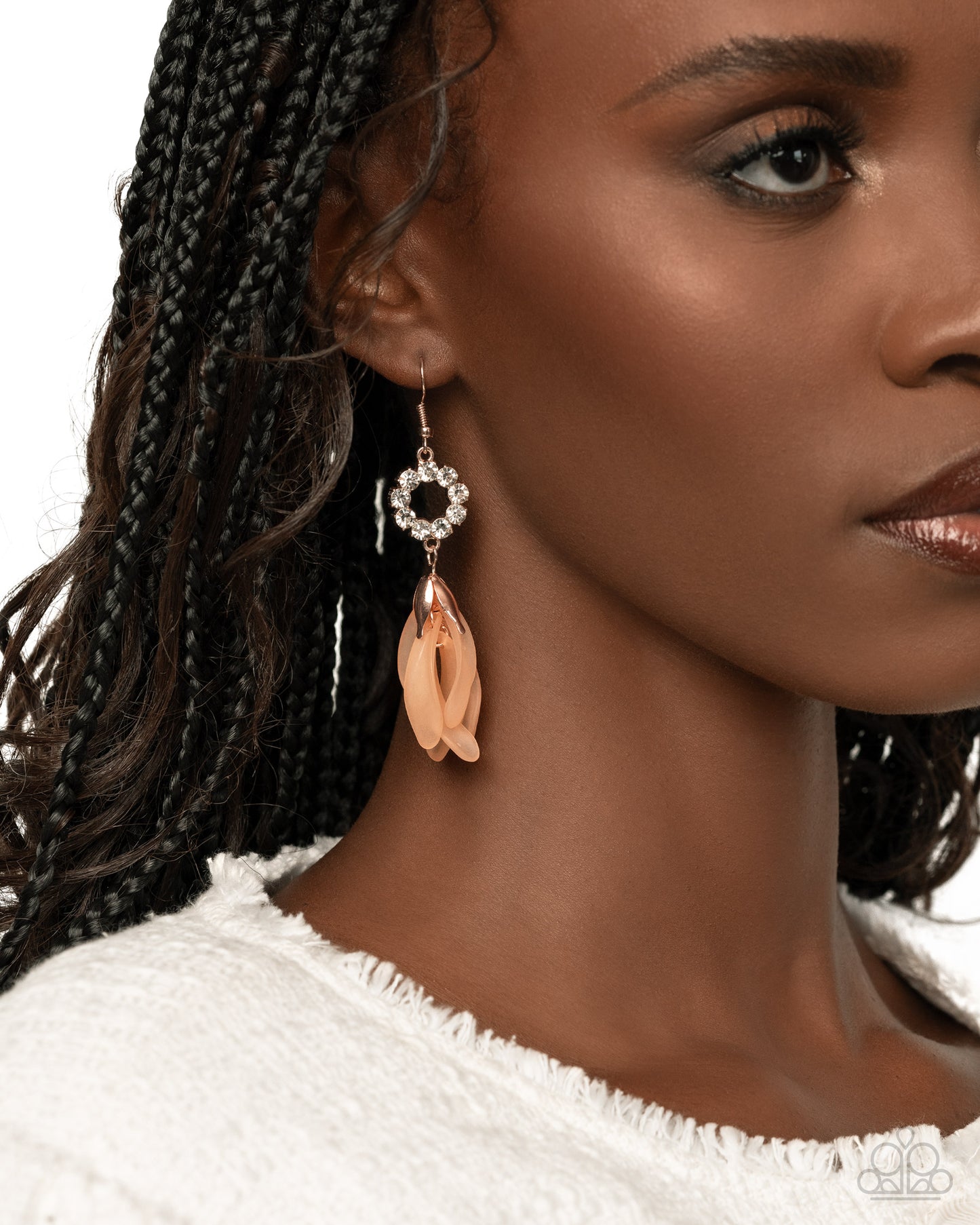 A Finishing Touch Profuse Petals - Rose Gold Earrings