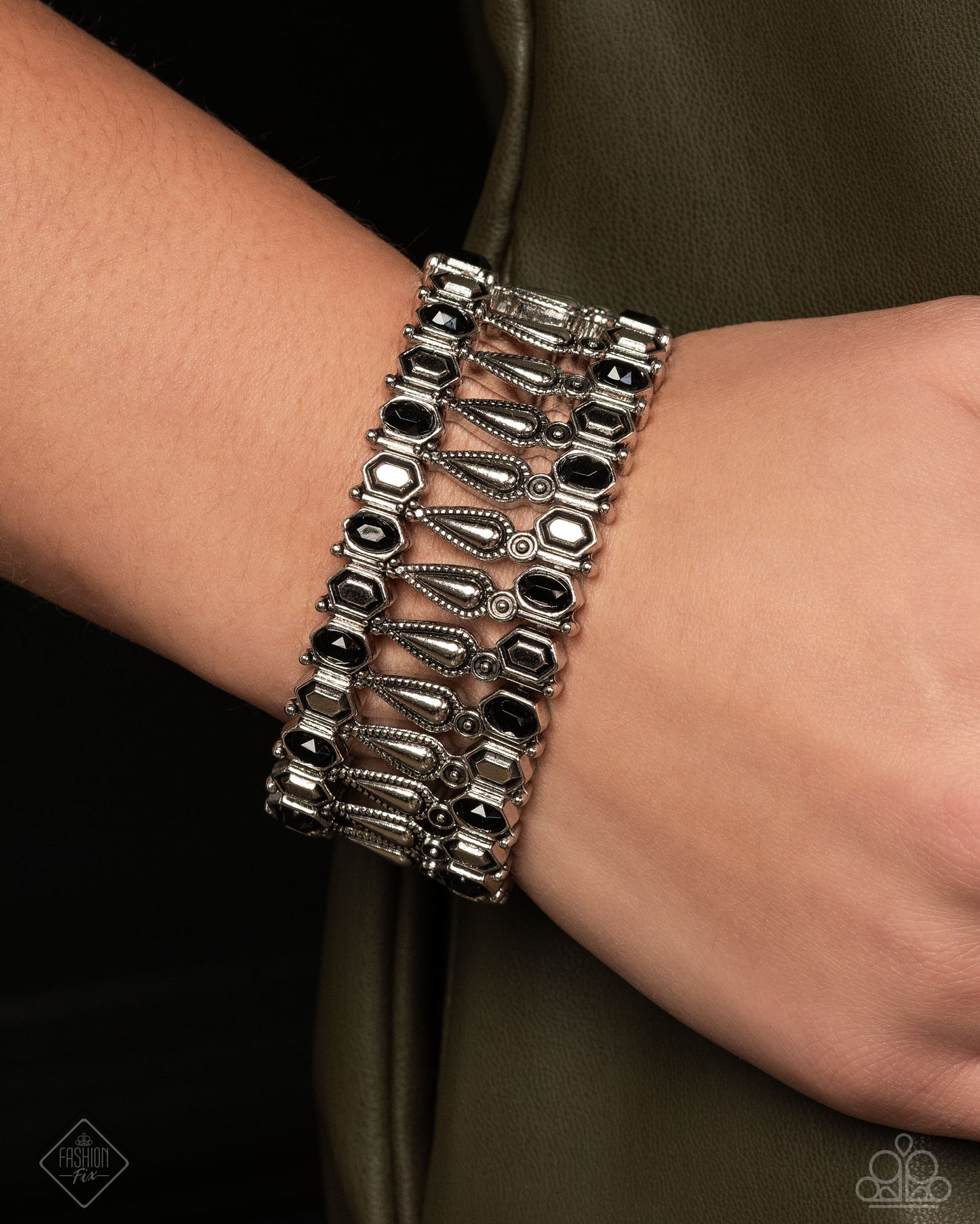 A Finishing Touch Festival Fencing - Black Bracelet