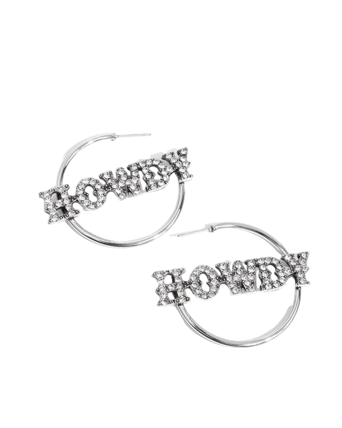 A Finishing Touch Howdy Hoedown - White Earrings