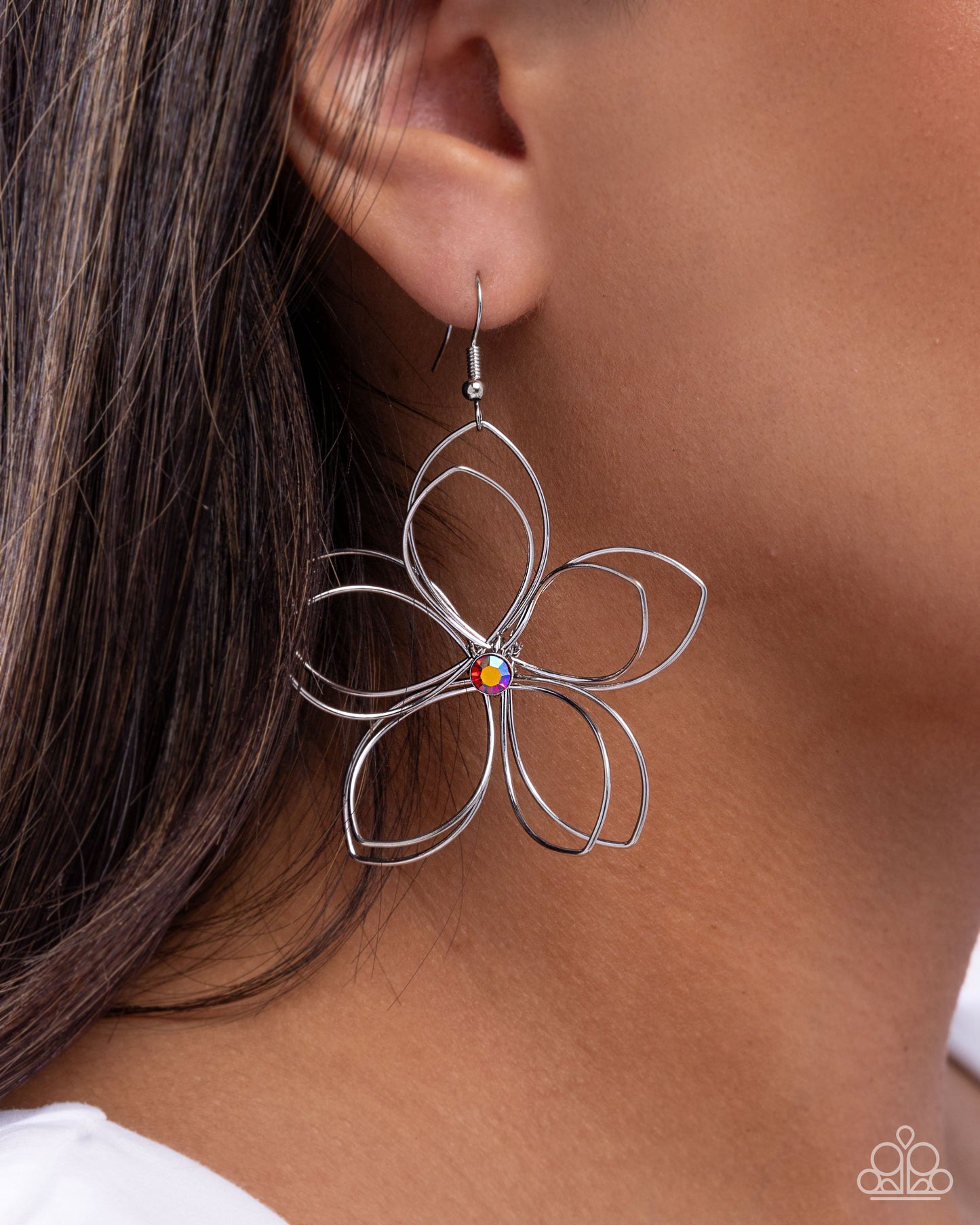 A Finishing Touch Wiry Whisper - Red Earrings