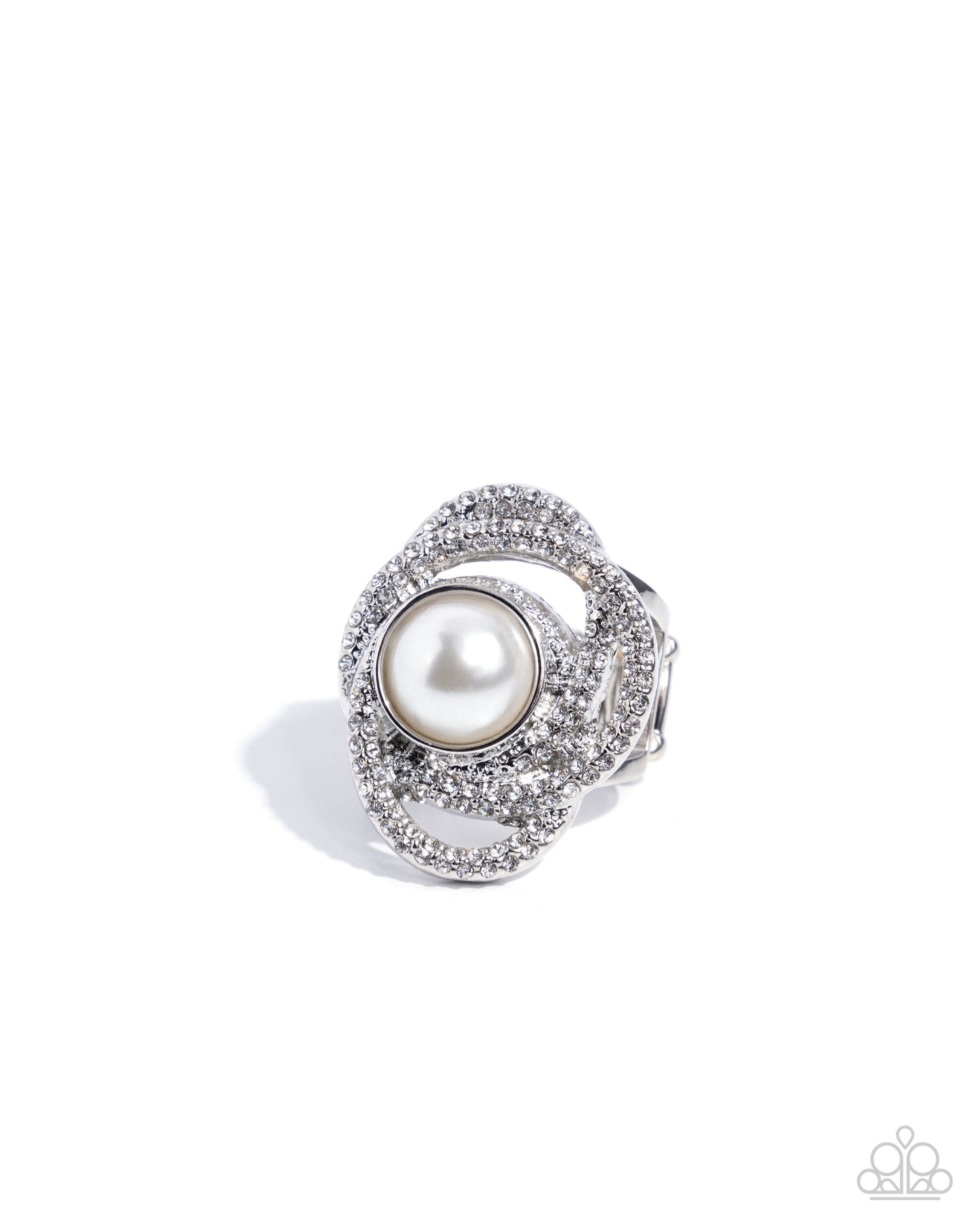 A Finishing Touch Concentric Chic - White Ring
