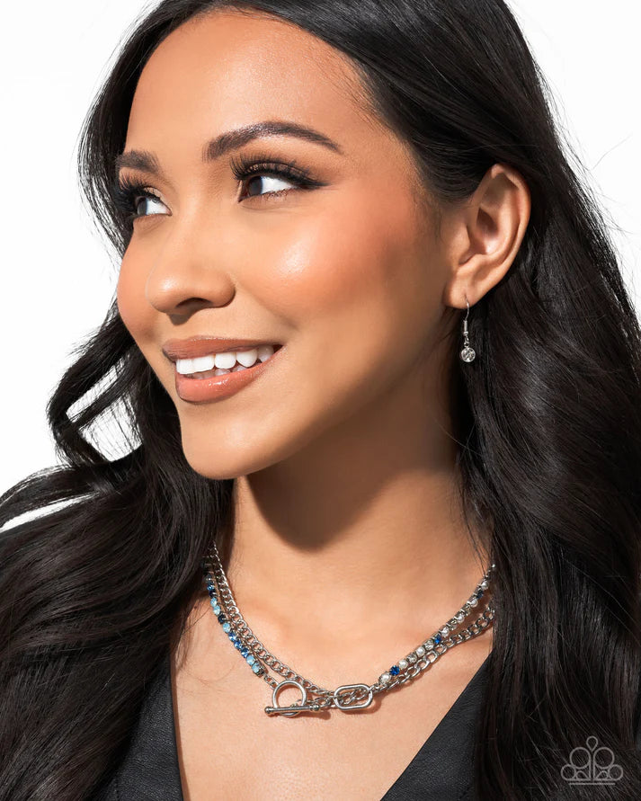 A Finishing Touch Mismatched Makeover - Blue Necklace