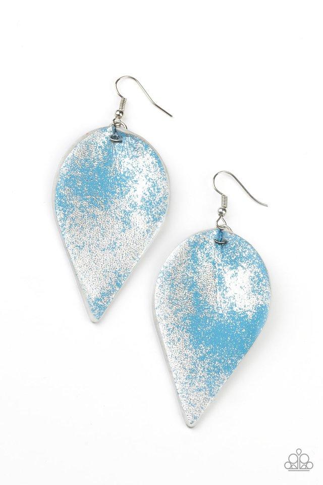 A Finishing Touch Enchanted Shimmer - Blue Earrings
