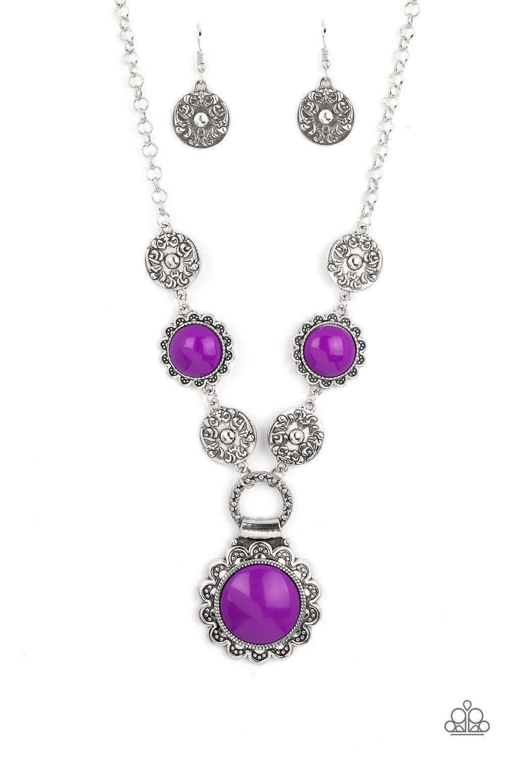 A Finishing Touch Poppy Persuasion - Purple Necklace