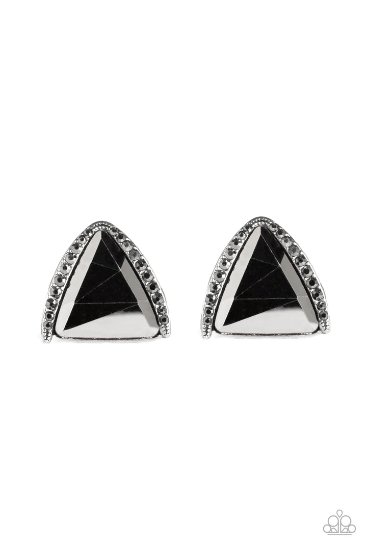 Paparazzi Exalted Elegance - Silver Post Earring Paparazzi Jewelry Images