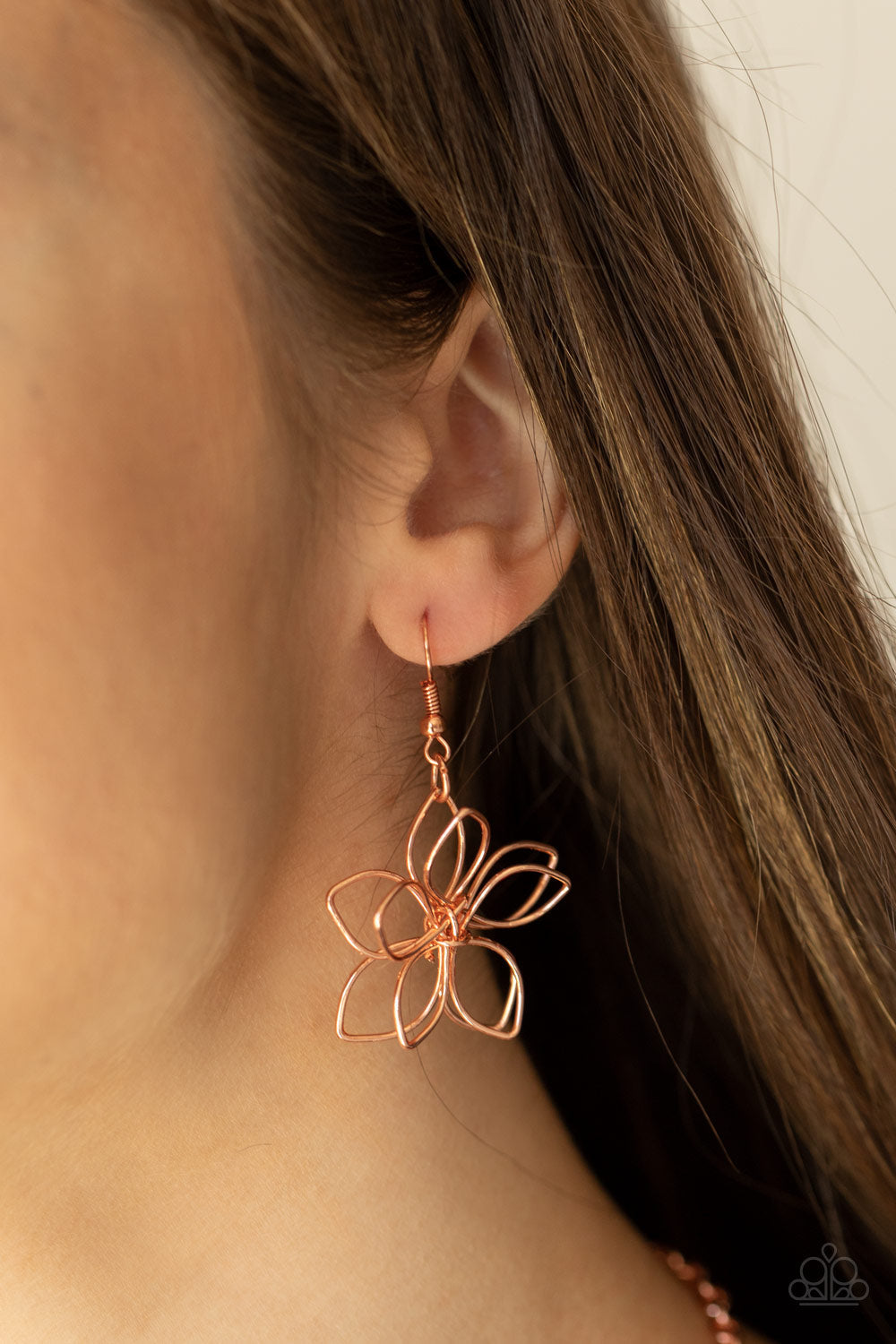 A Finishing Touch Flower Garden Fashionista - Copper necklace