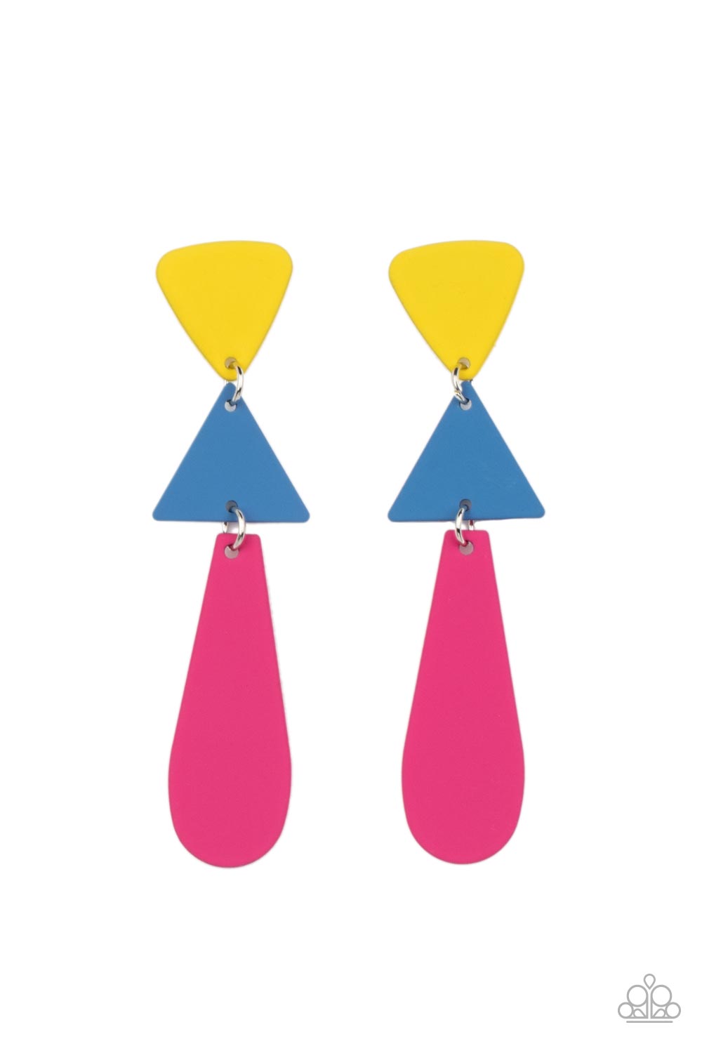 Paparazzi Retro Redux - Multi Earrings - A Finishing Touch Jewelry