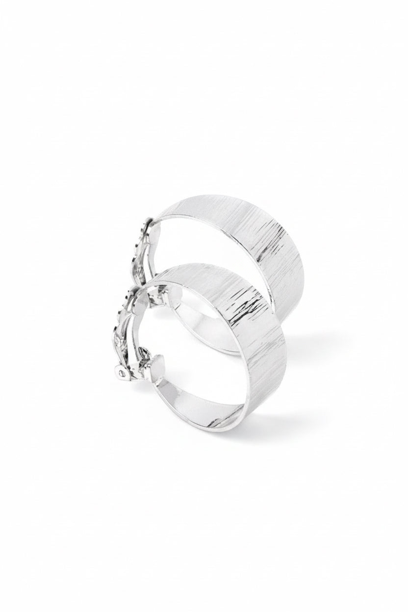 Paparazzi Versatile Velocity - Silver Earring- Paparazzi Jewelry Images