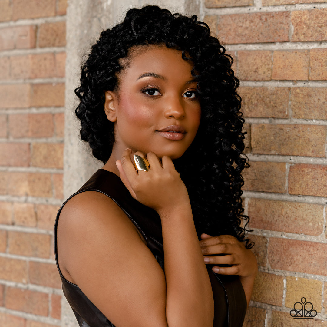 A Finishing Touch Pointed Palm Desert - Gold Ring