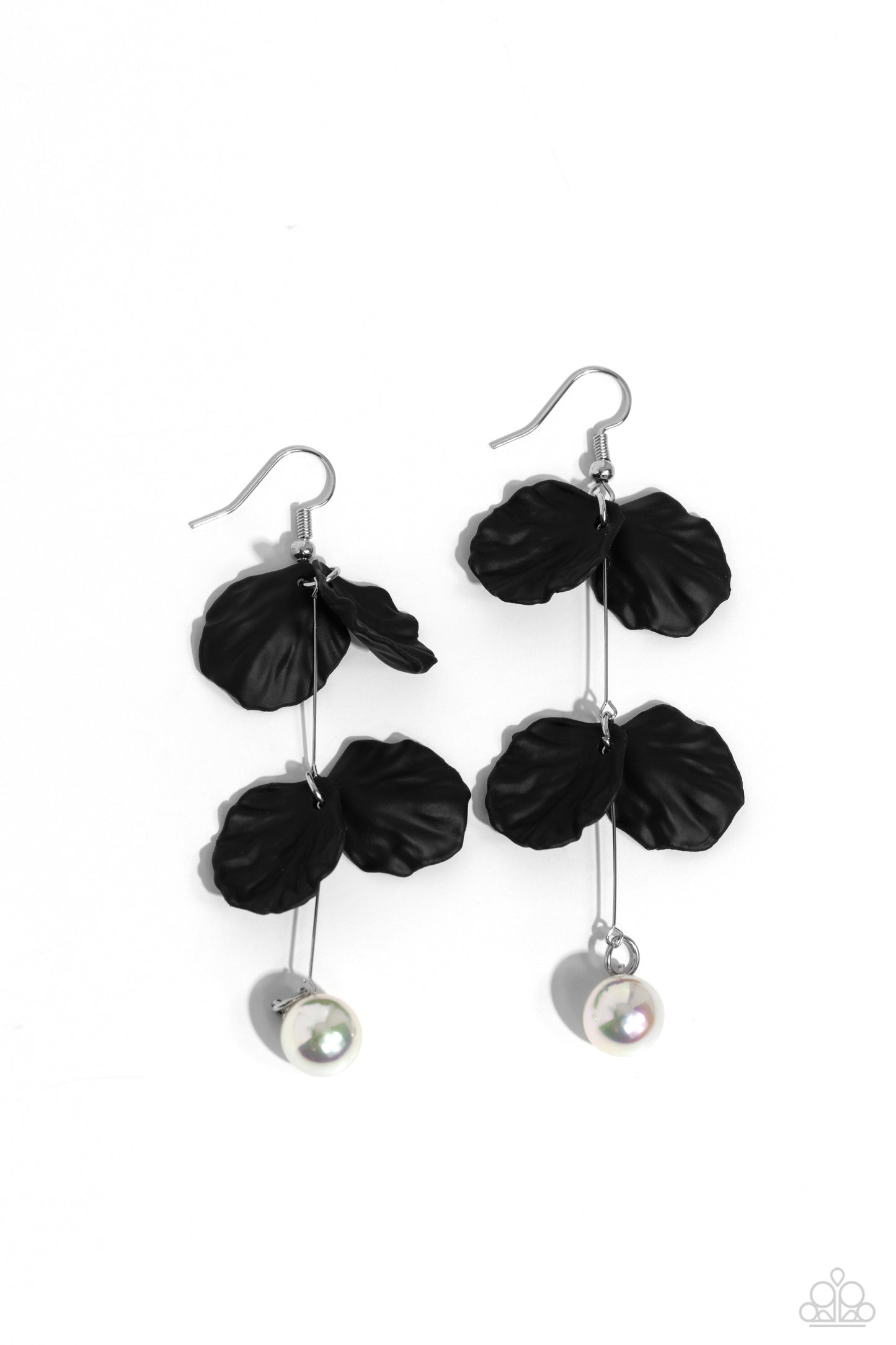 A Finishing Touch Edwardian Era - Black Earrings