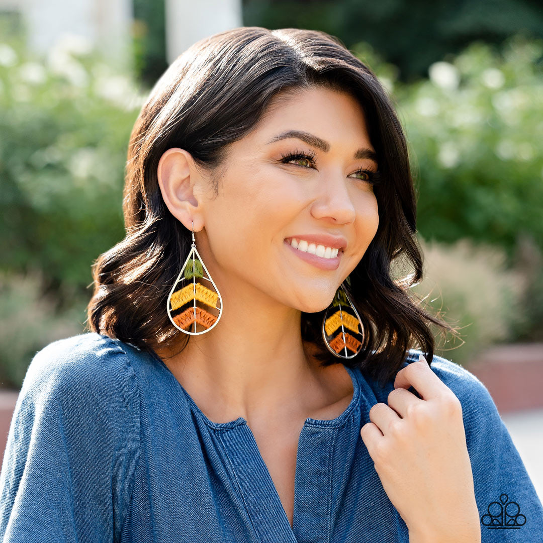 A Finishing Touch Nice Threads - Multi Earrings