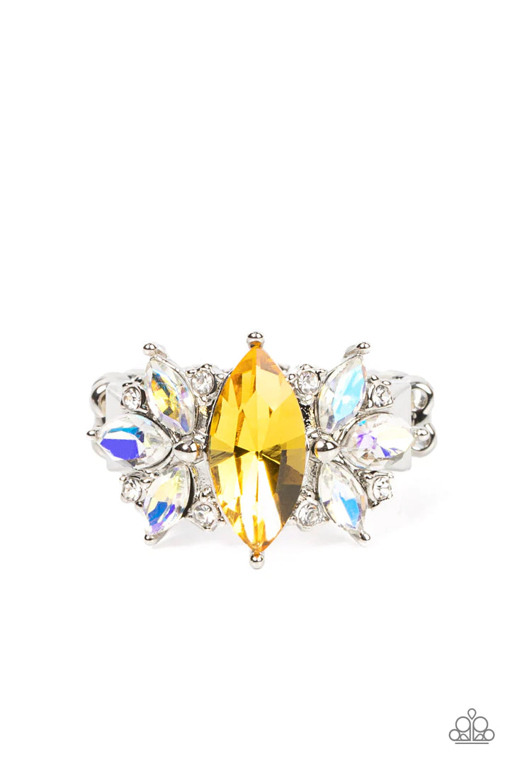 Paparazzi Luxury Luster - Yellow Ring Paparazzi Jewelry Images