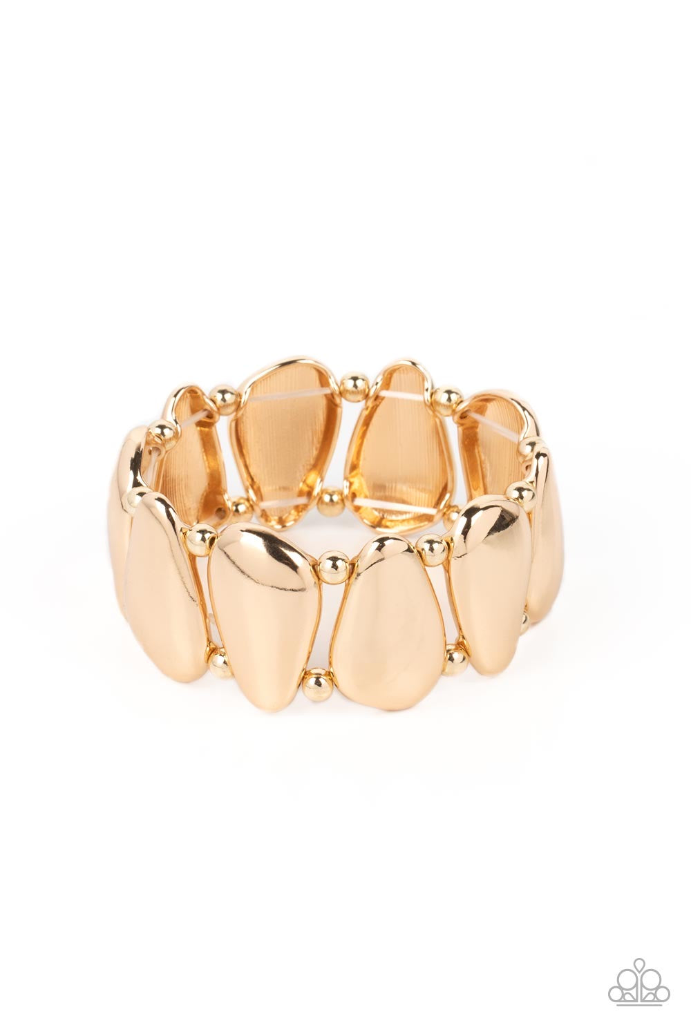 Paparazzi Classy Cave - Gold Bracelet