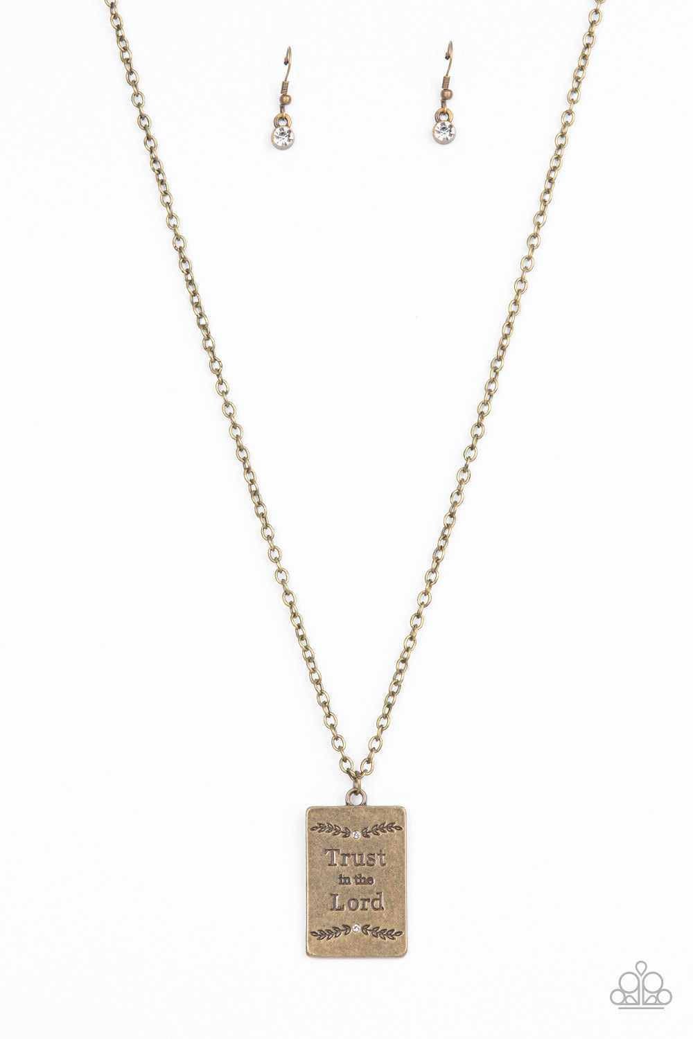 A Finishing Touch All About Trust - Brass Necklace