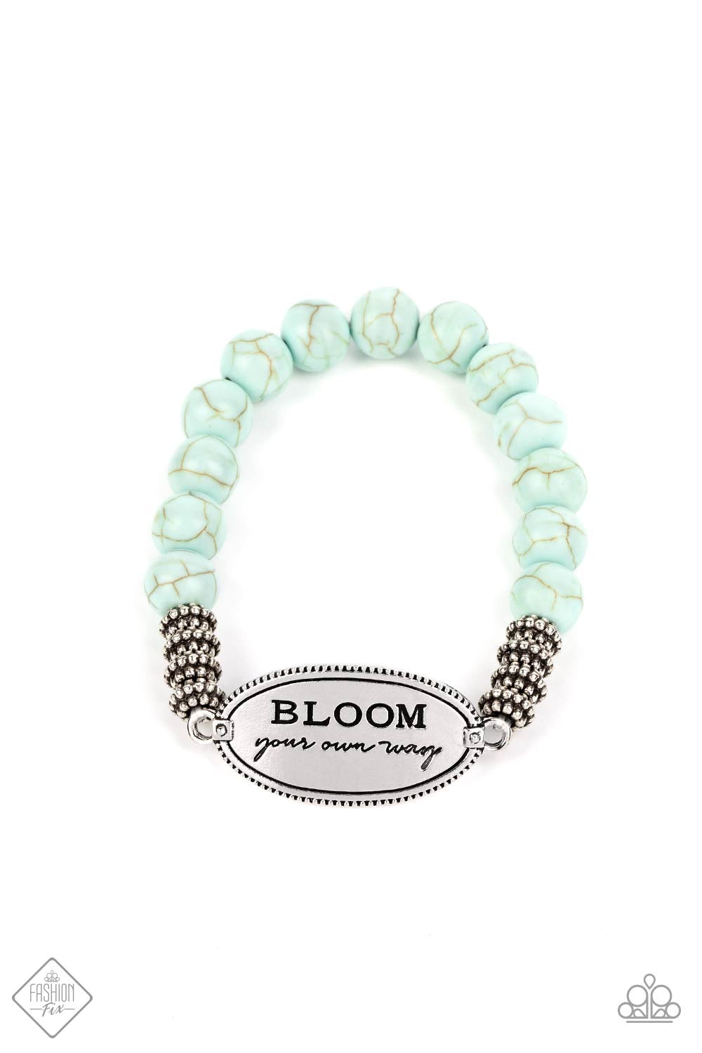 A Finishing Touch Bedouin Bloom - Blue Bracelet-November 2022 Fashion Fix