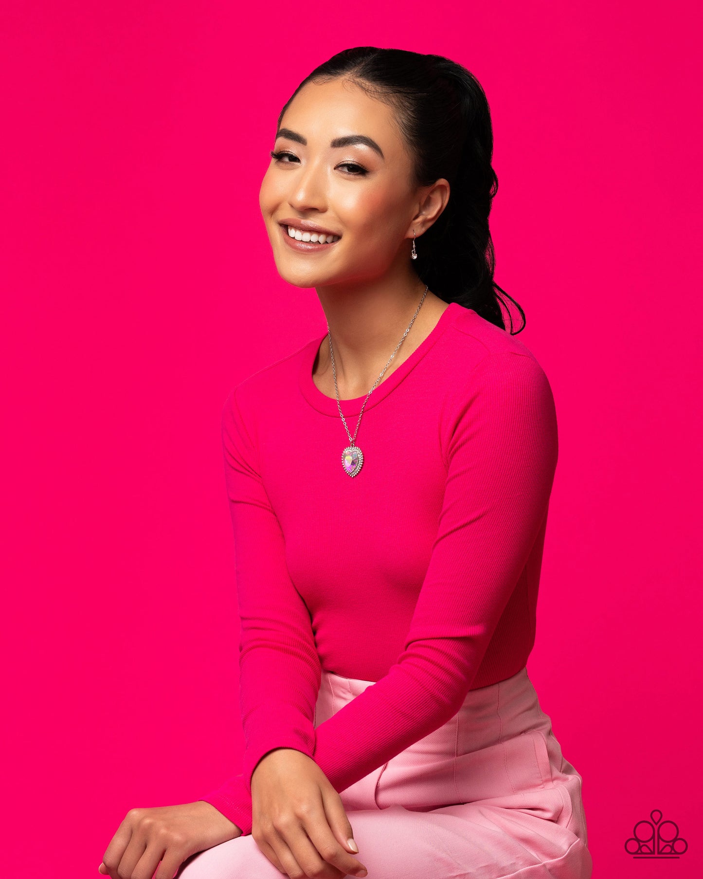 Paparazzi Sweethearts Stroll - Pink Necklace -Paparazzi Jewelry Images