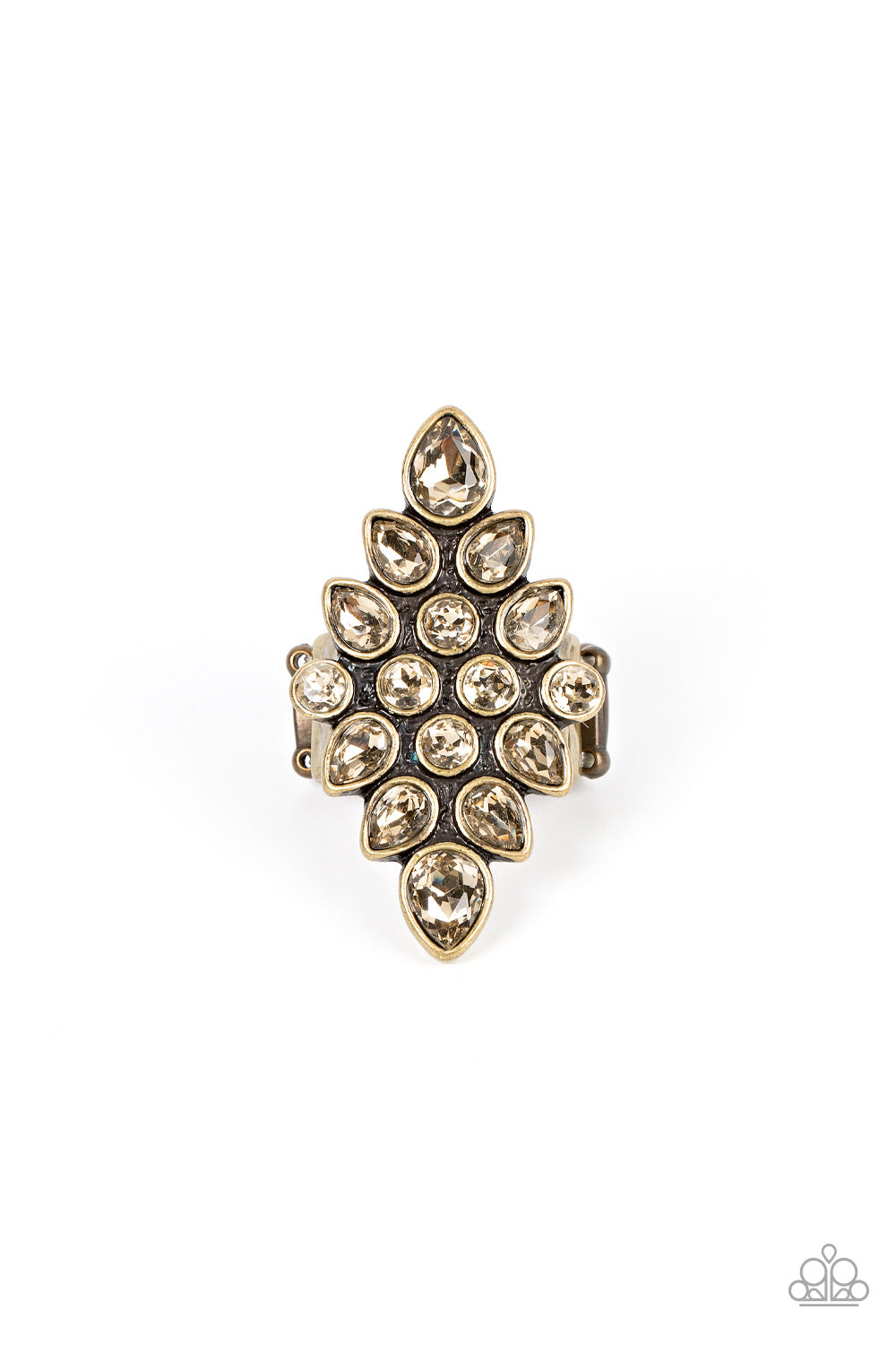 Paparazzi Combustible Iridescence - Brass Ring-Paparazzi Jewelry Images