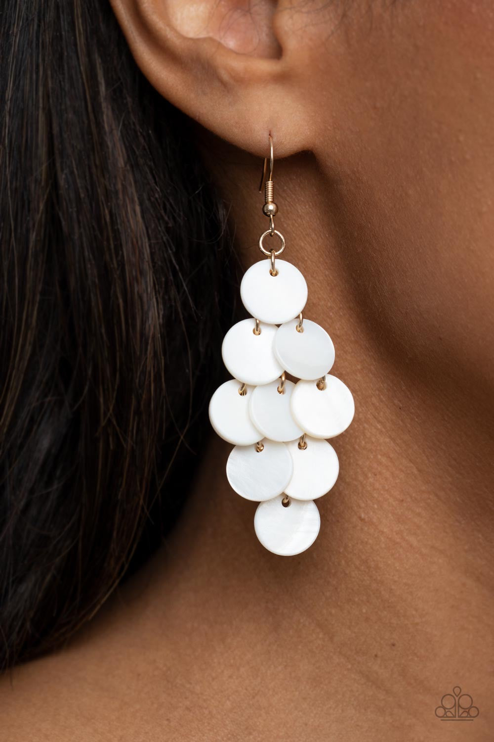 A Finishing Touch Tropical Tryst - Gold Earrings