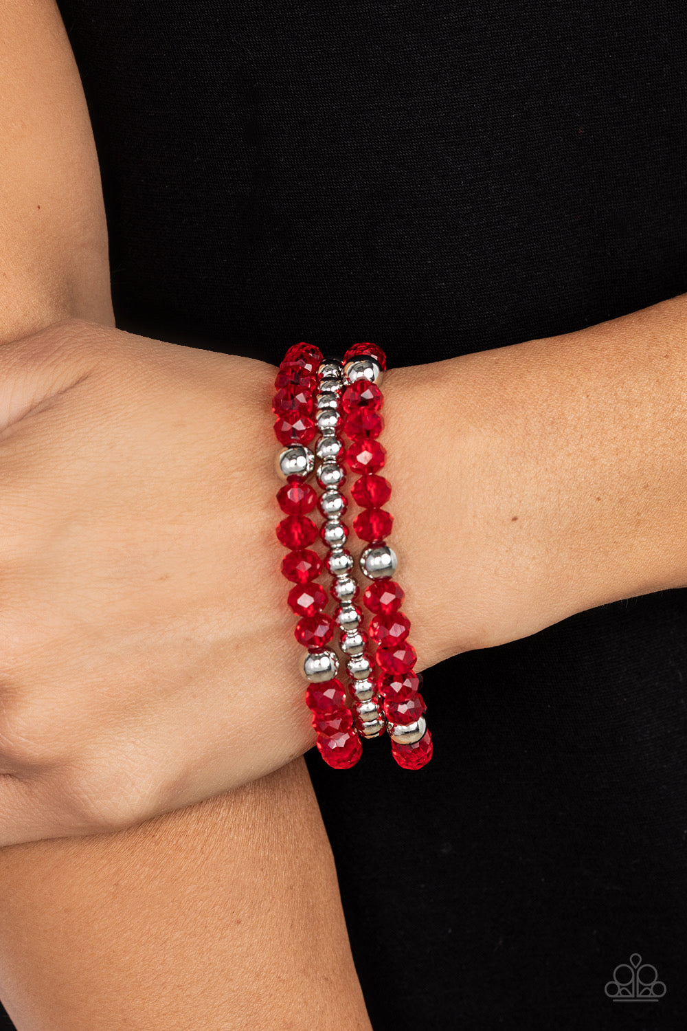 A Finishing Touch Prismatic Perceptions - Red Bracelet