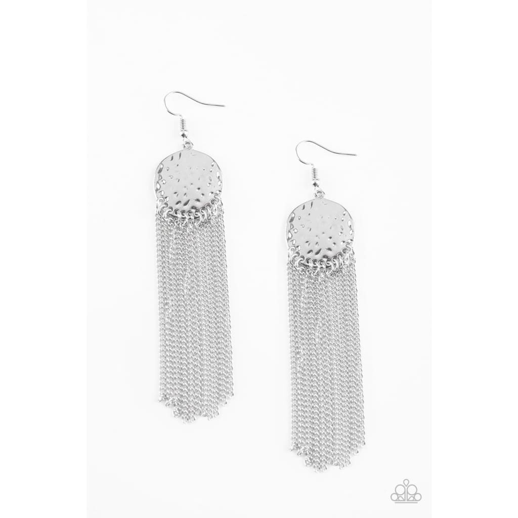 Paparazzi Solar Scene - Silver - A Finishing Touch