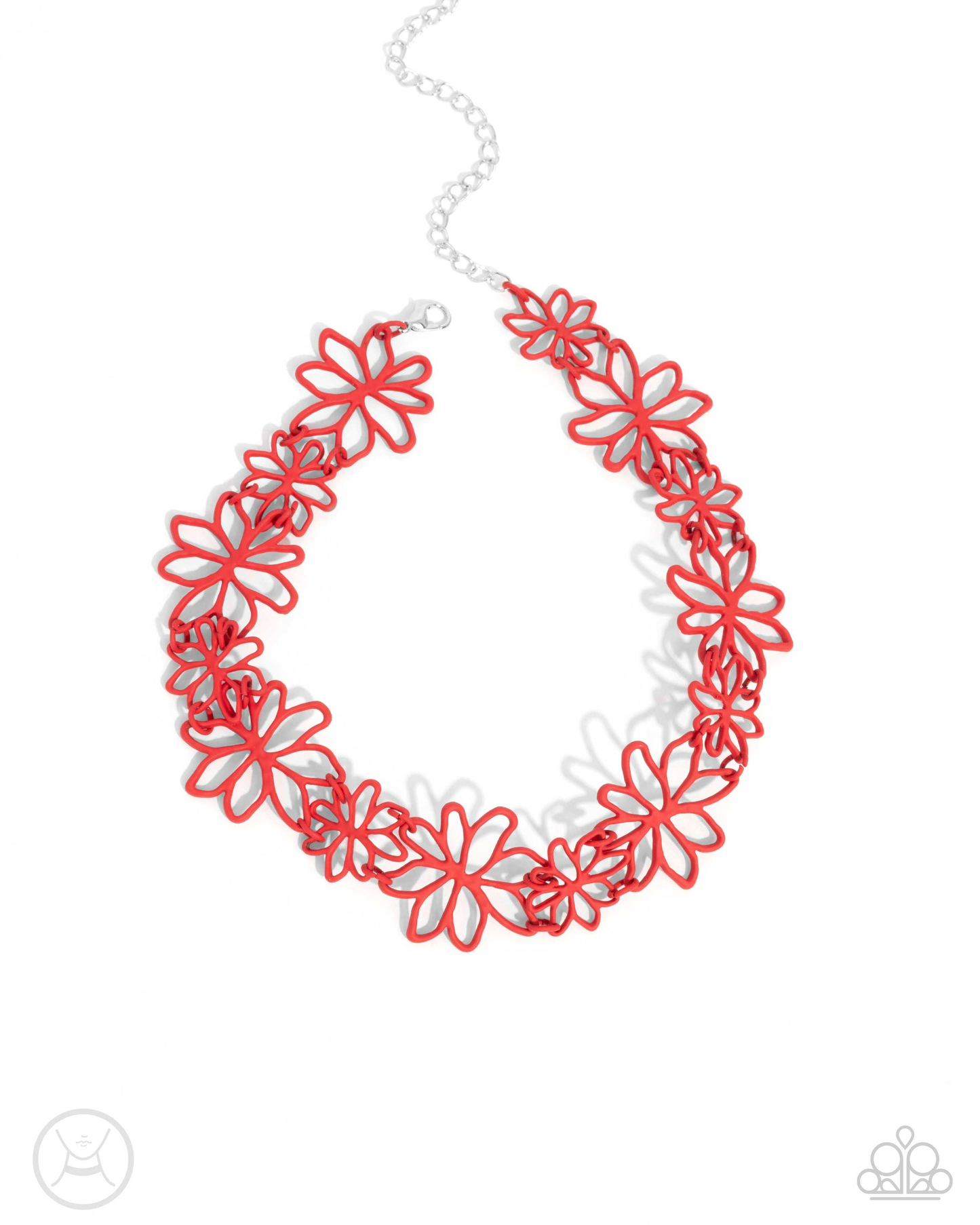 Paparazzi Bouquet Blend - Red Choker Necklace