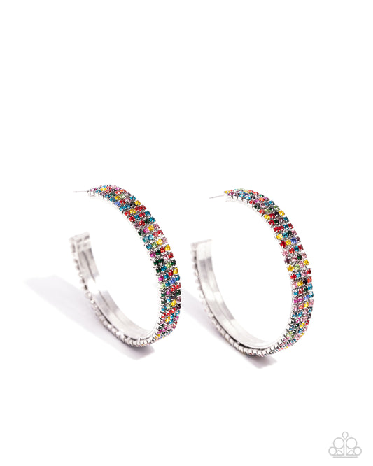 Paparazzi Stacked Symmetry - Multi Earrings