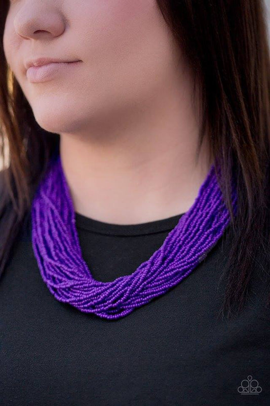 Paparazzi The Show Must CONGO On! - Purple Necklace