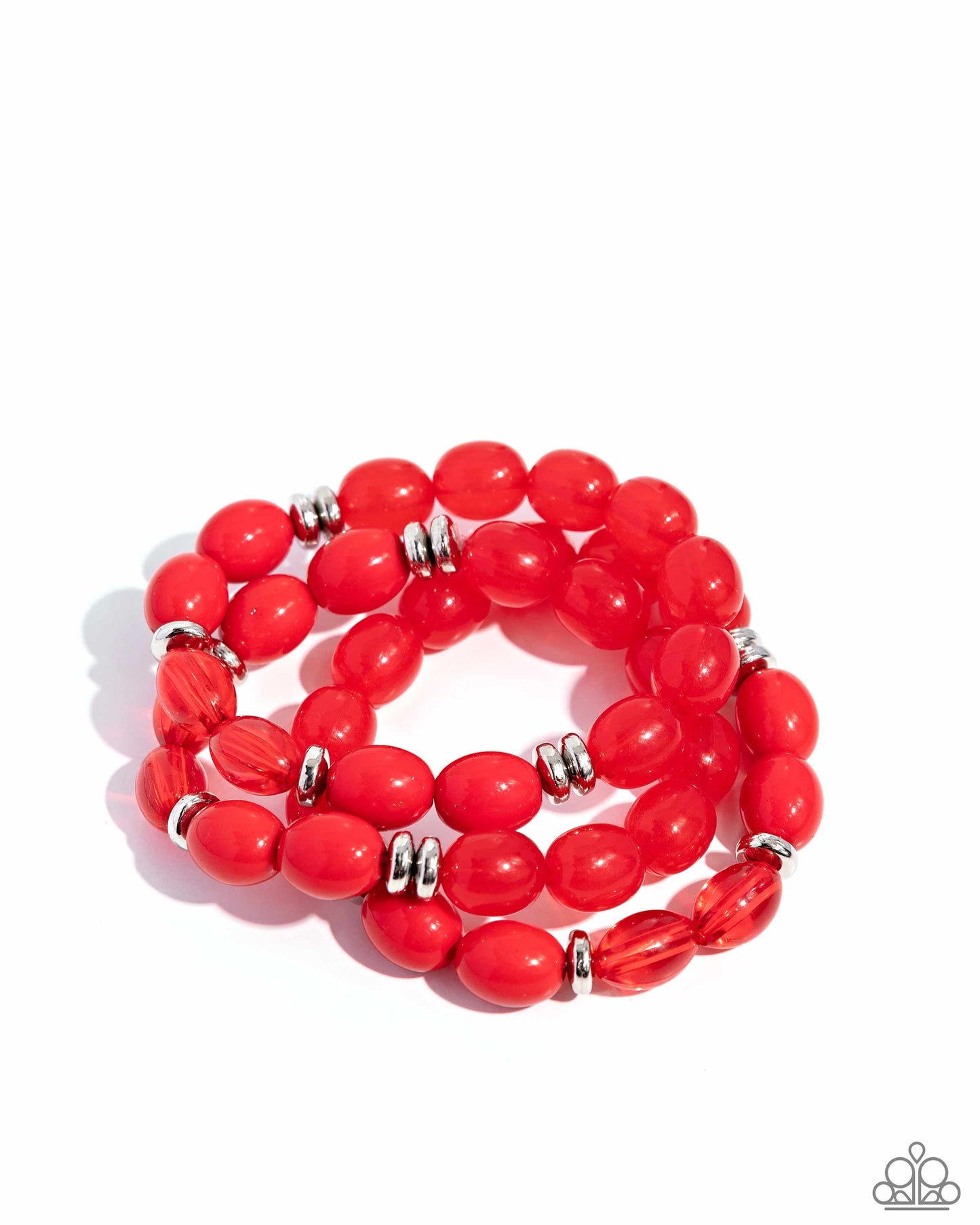 Paparazzi Coastal Coastin - Red Bracelet