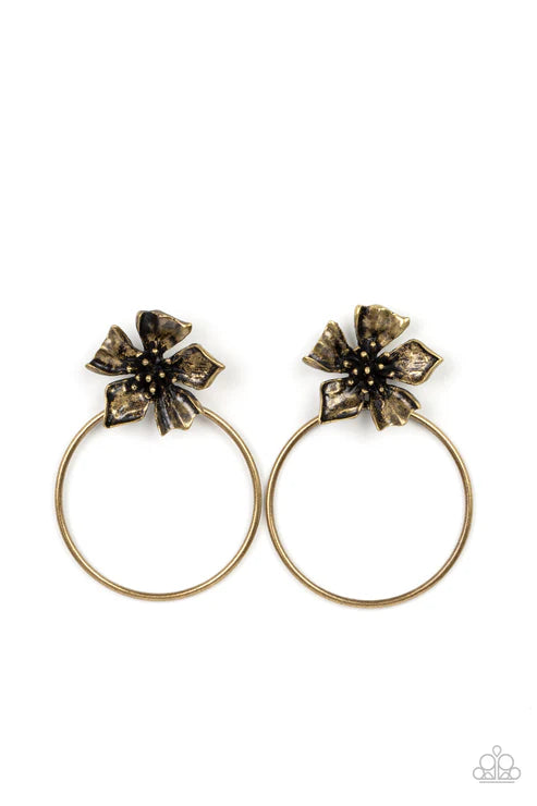 A Finishing Touch Buttercup Bliss - Brass Earrings