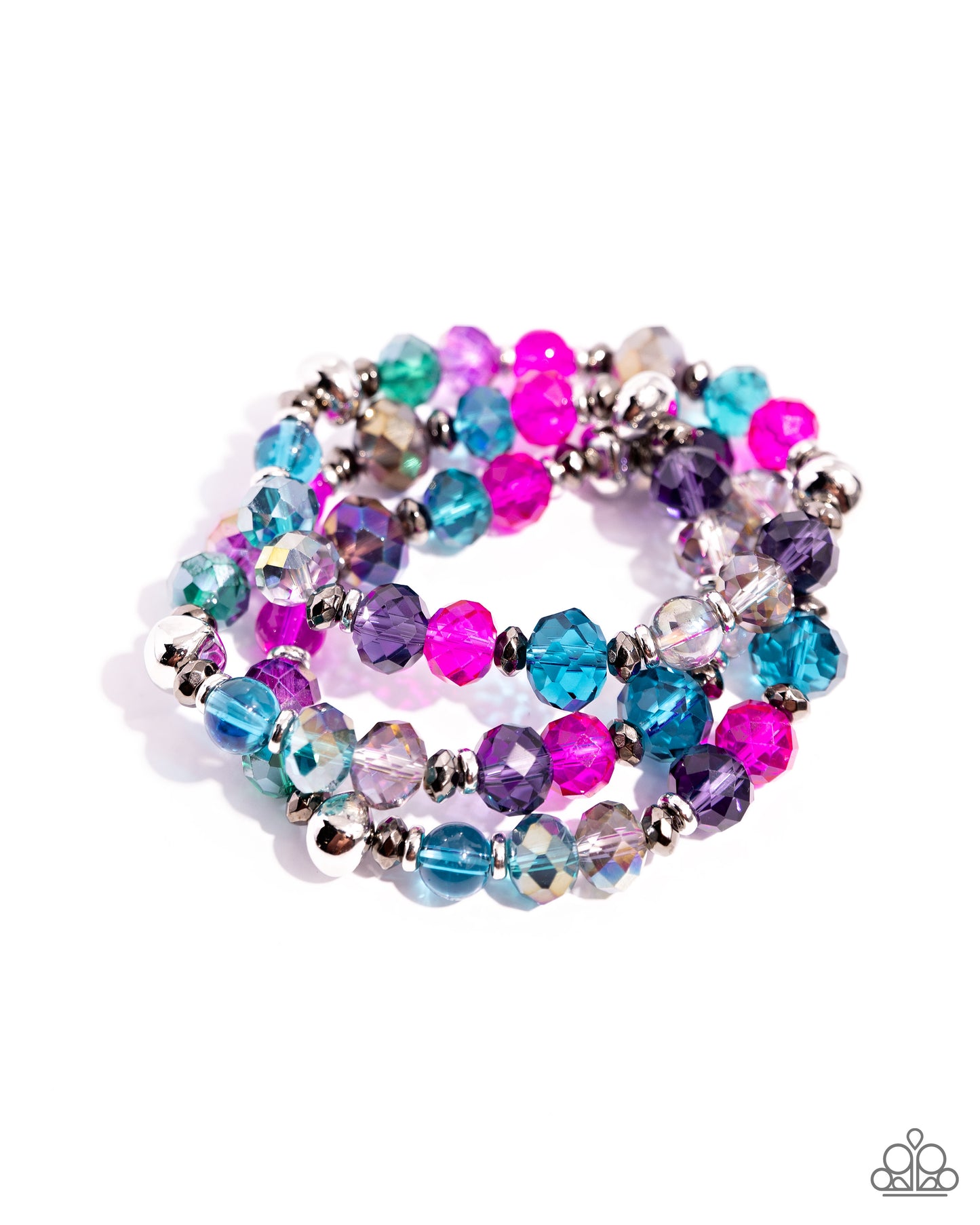 Paparazzi Stack of GLASS - Multi Bracelet