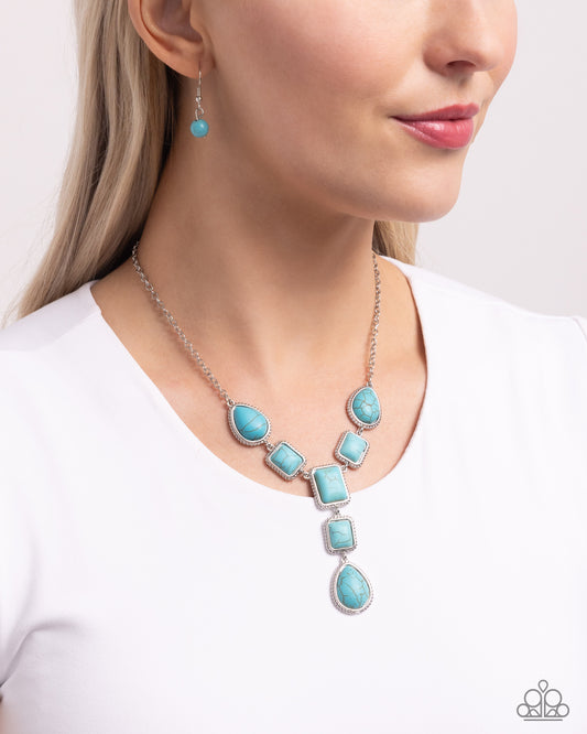A Finishing Touch Defaced Deal - Blue Necklace