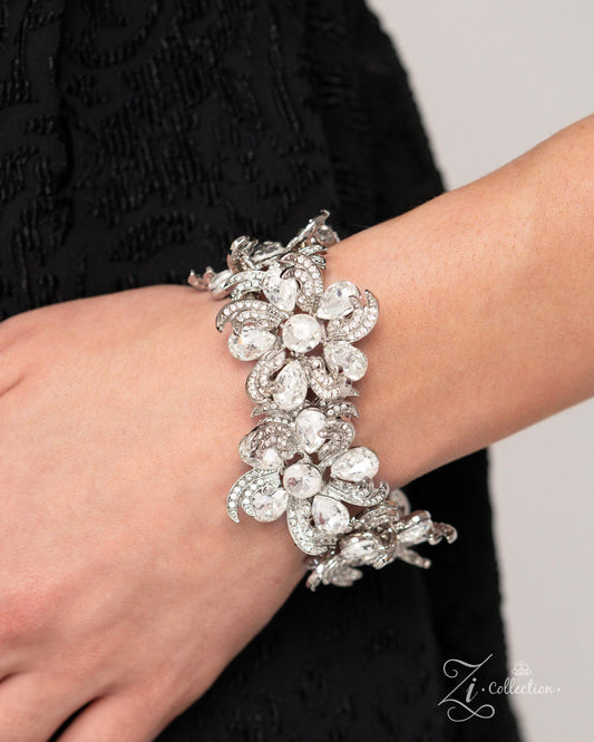 Paparazzi Indulgent Ideal - White Bracelet -  2024 Zi Collection