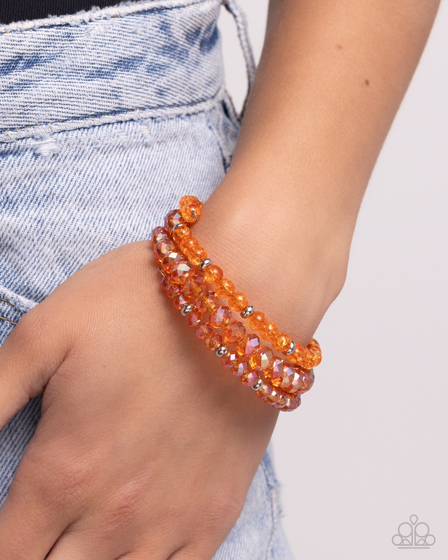 Paparazzi Cultured Cause - Orange Bracelet