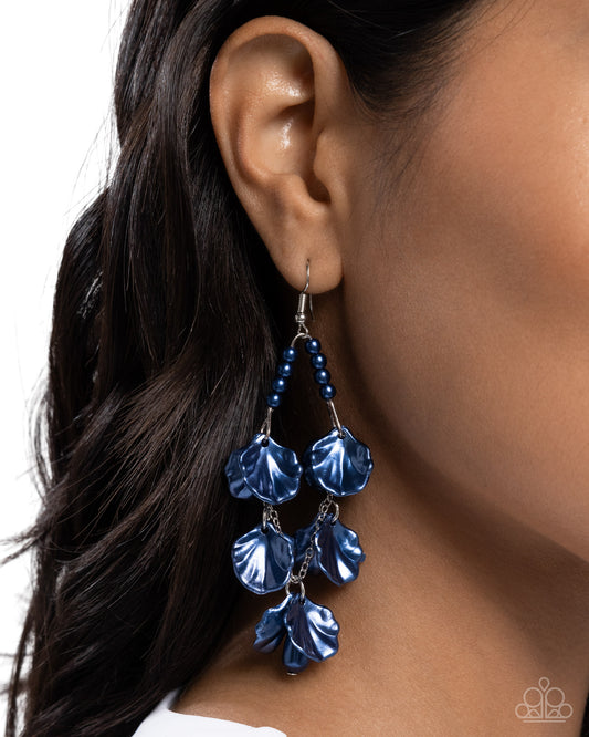 Paparazzi Coastal Century - Blue Drop Earrings