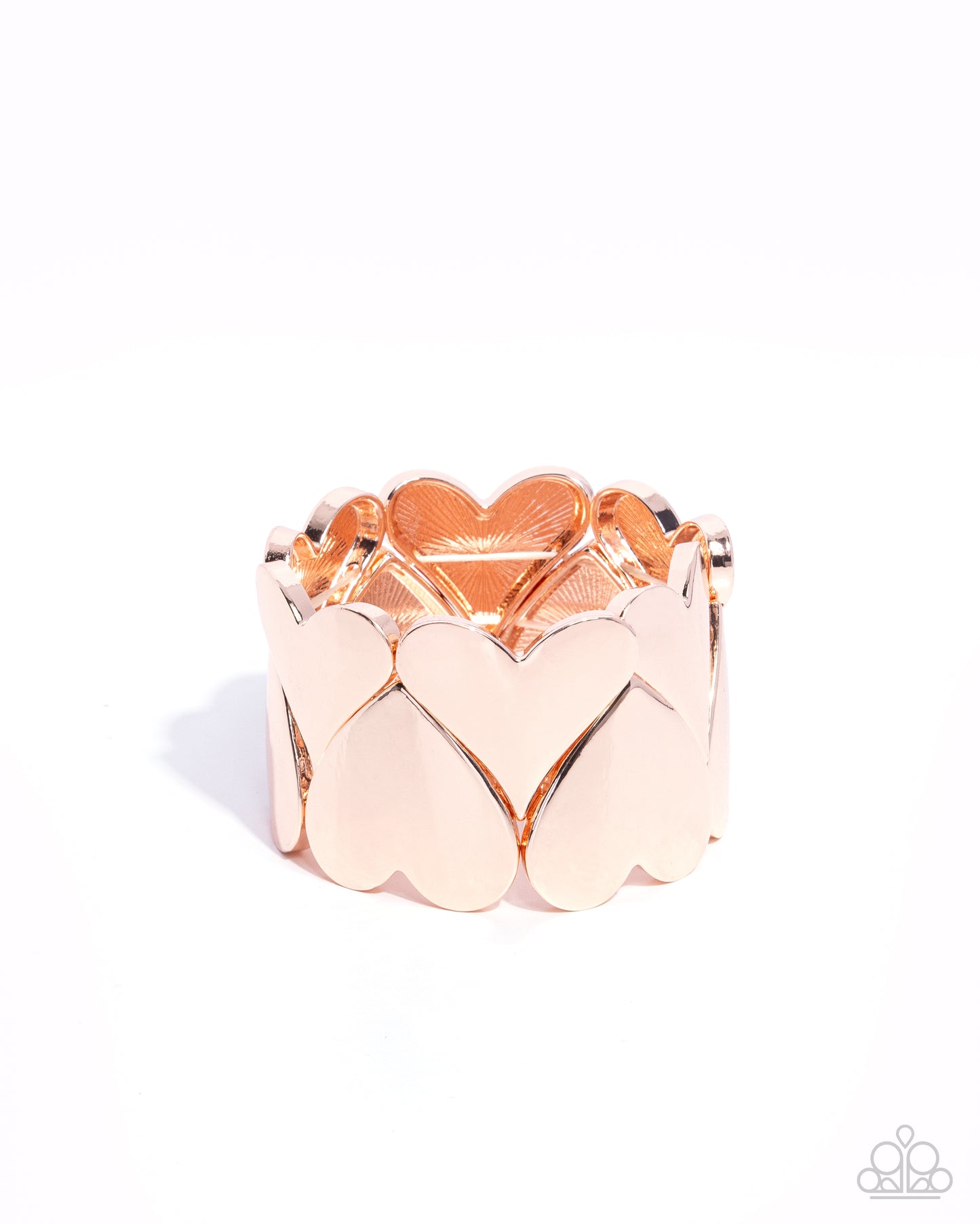 Paparazzi Sweetheart Setting - Rose Gold Bracelet