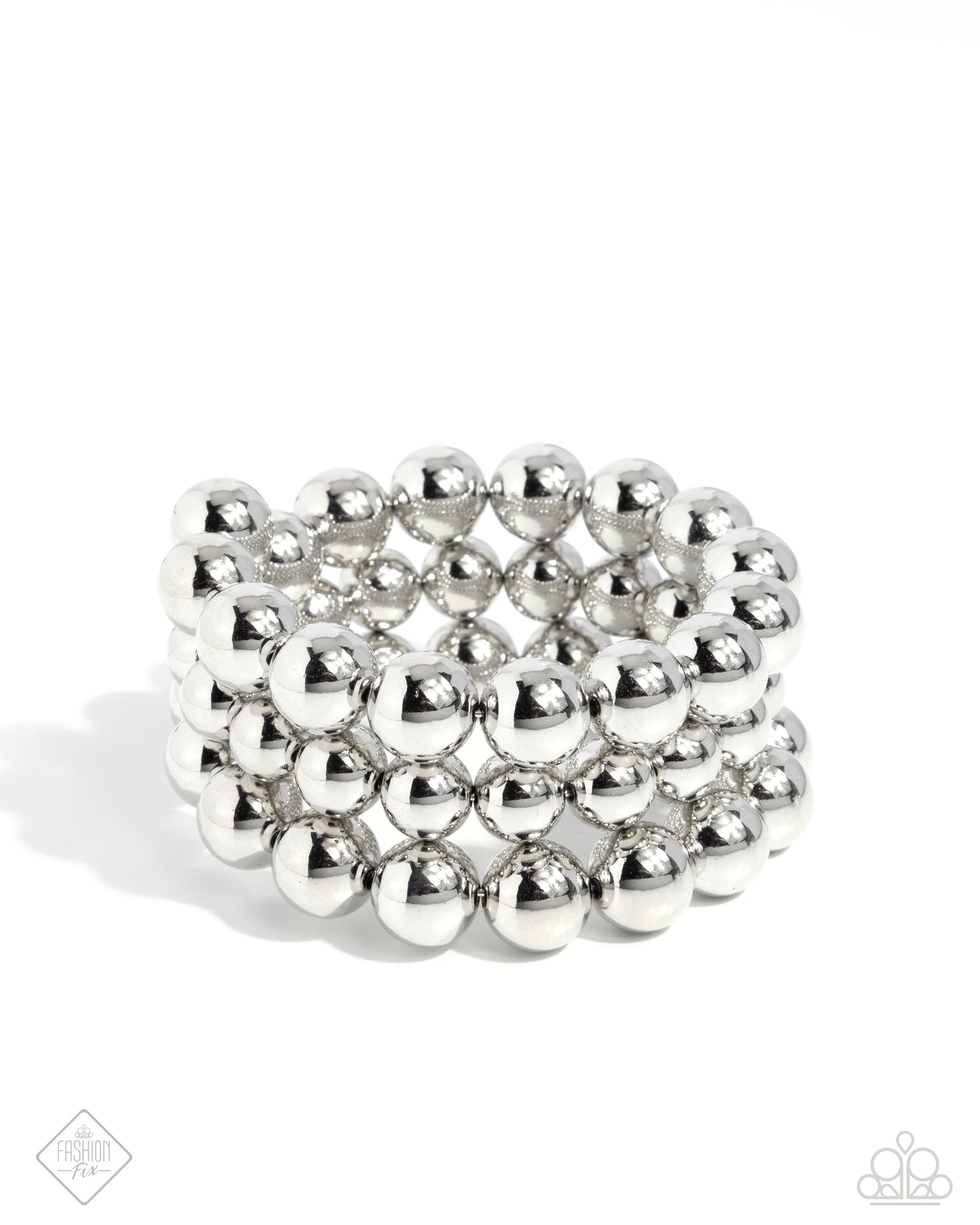 Paparazzi Refreshing Raindrops - Silver Bracelet