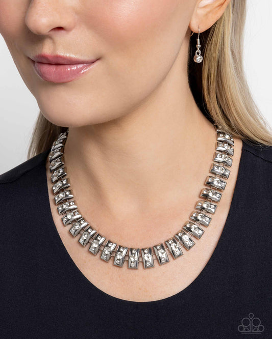 A Finishing Touch Officially Opulent - White Necklace