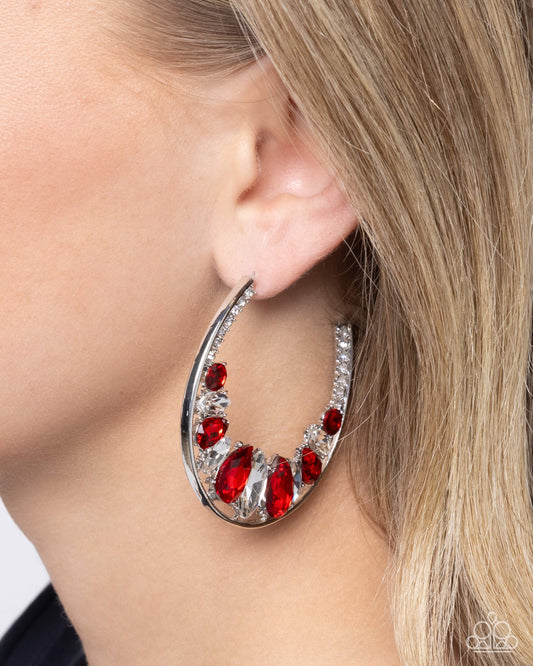 A Finishing Touch Refined Rewind - Red Earrings