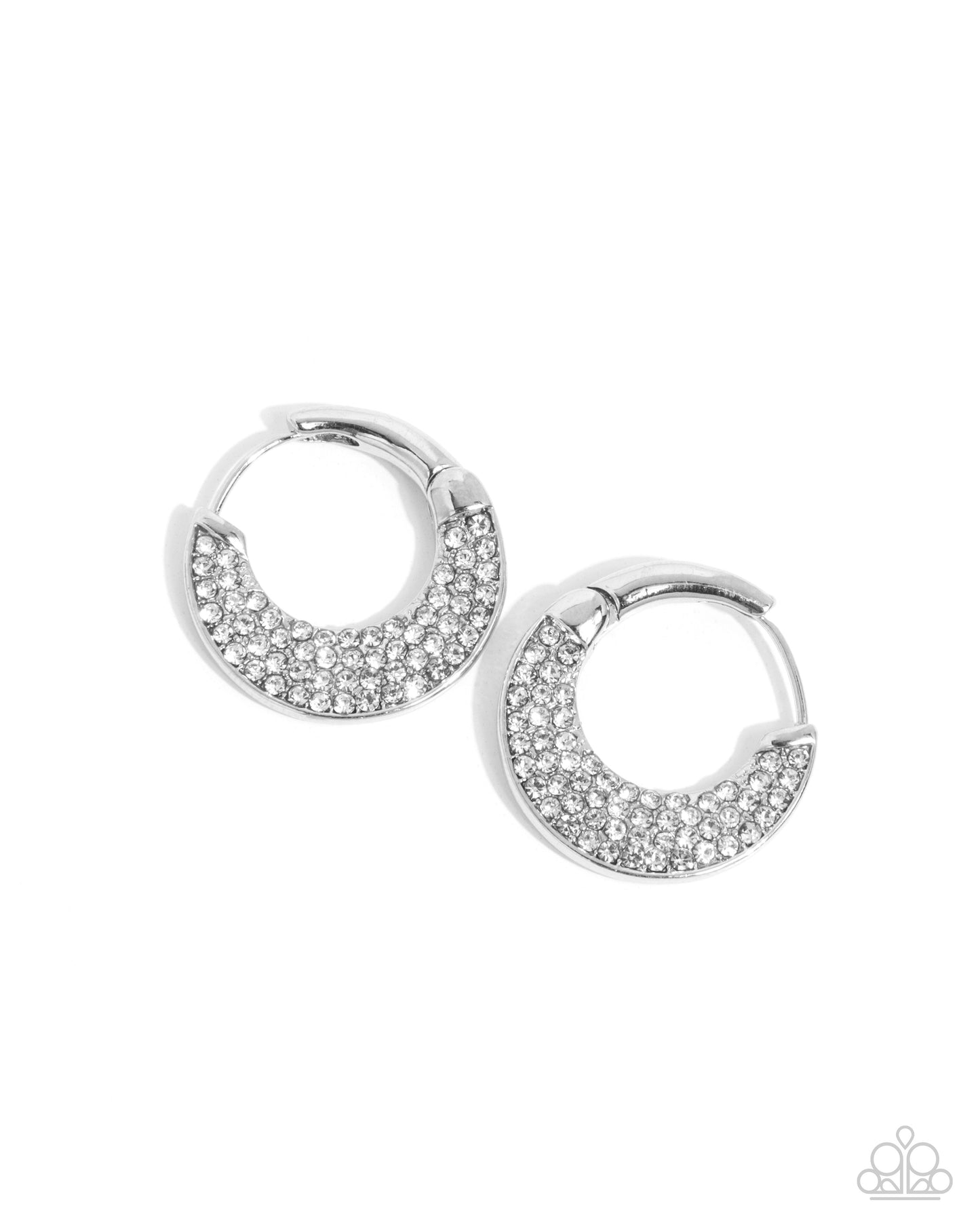 Paparazzi Winking Whimsy - White Earring