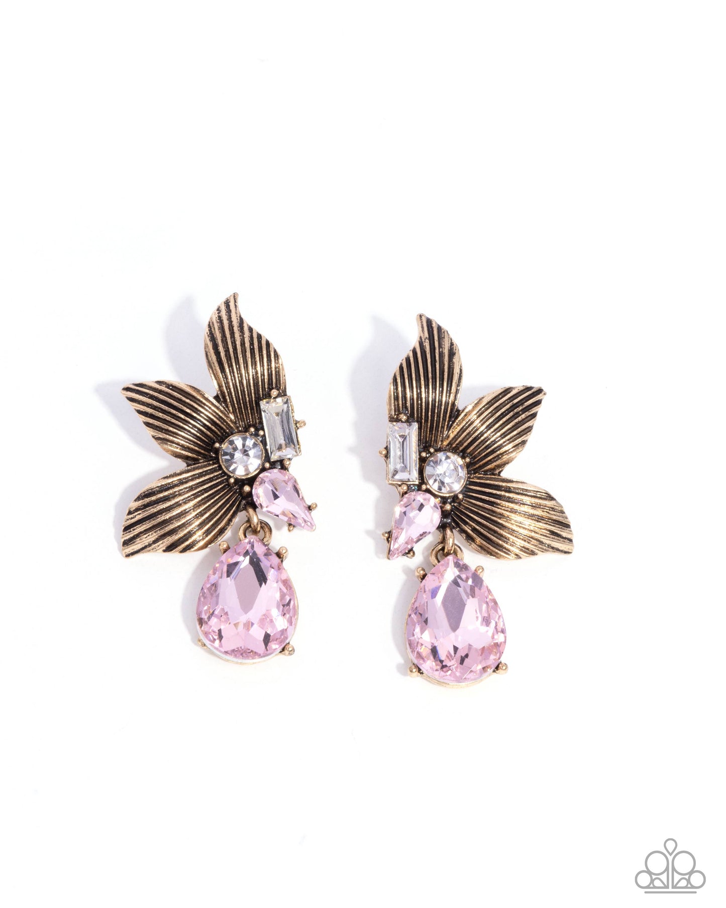 Paparazzi Showstopping Symphony - Pink Earrings