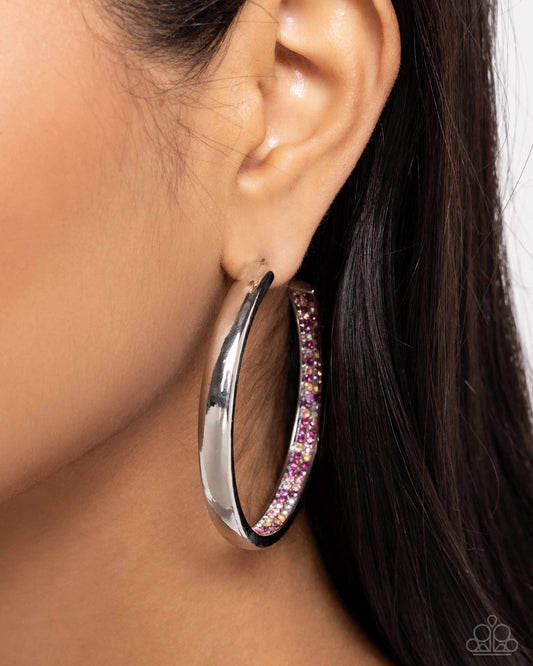 Paparazzi Proper Pizzazz - Pink Multi Earrings