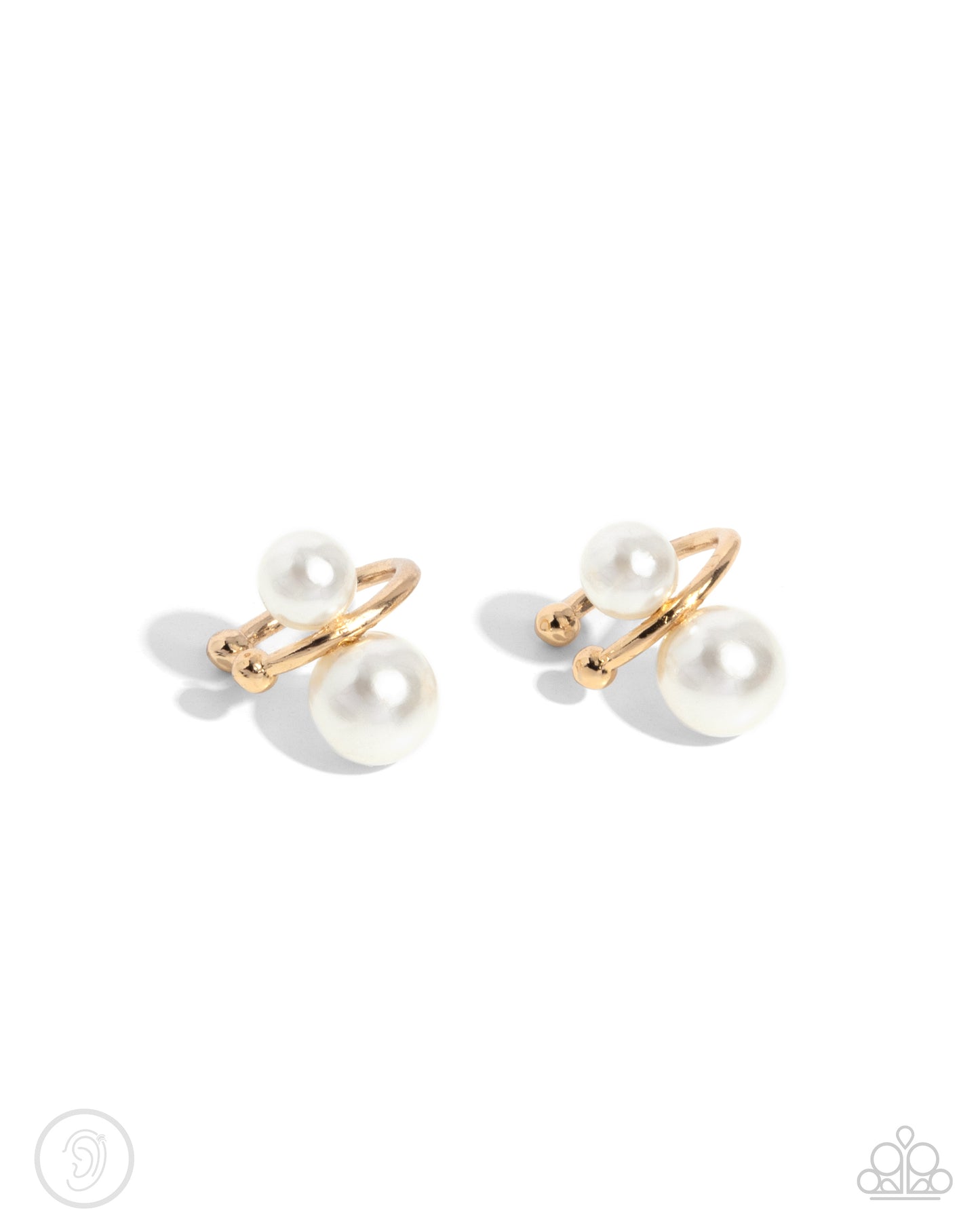 A Finishing Touch Elegant Emblem - Gold Ear Cuff